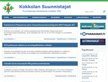 Tablet Screenshot of kokkolansuunnistajat.fi